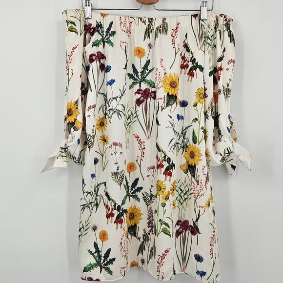 NWT Anthropologie Bailey 44 Women's Botanical Off The Shoulder Dress Size MP - Picture 7 of 9